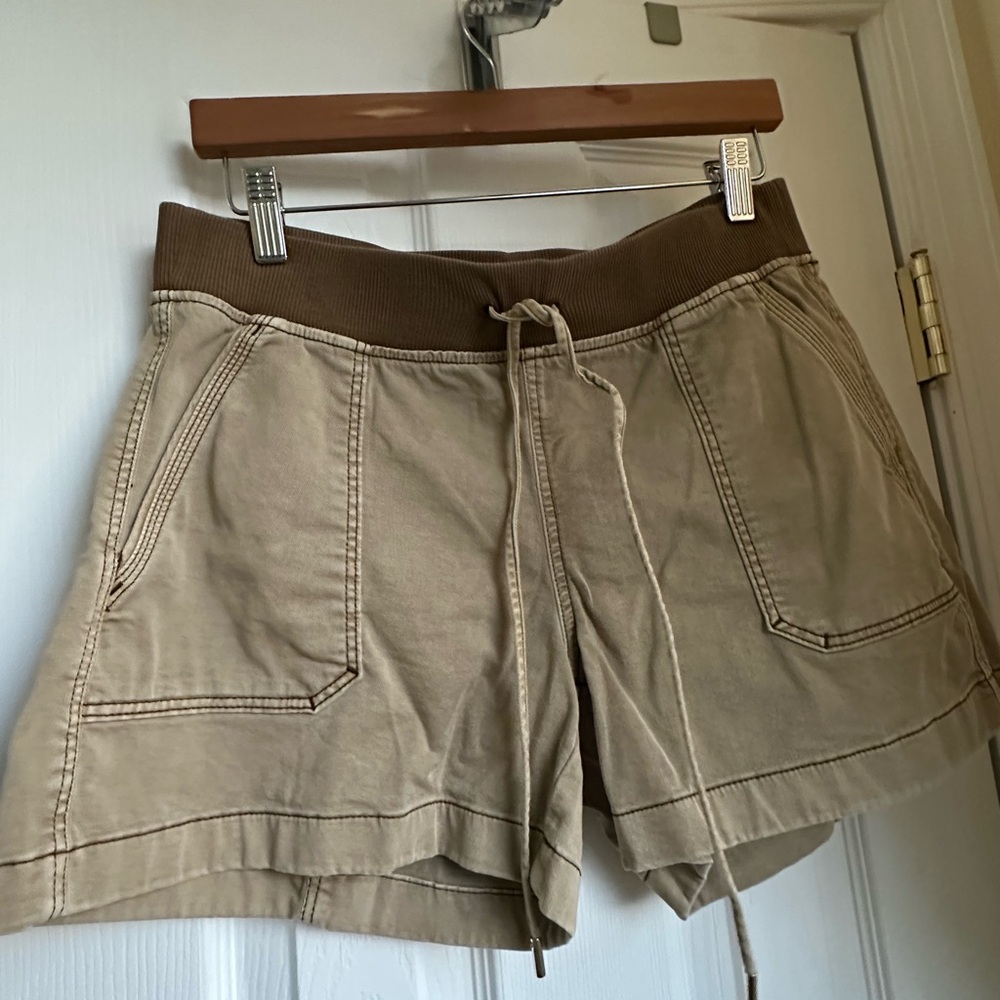 White House Black Market Tan “The Short” Shorts